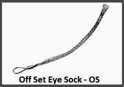 off set eye cable socks